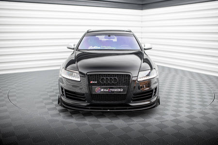 Street Pro Front Splitter + Flaps suitable for Audi RS6 Avant C6
