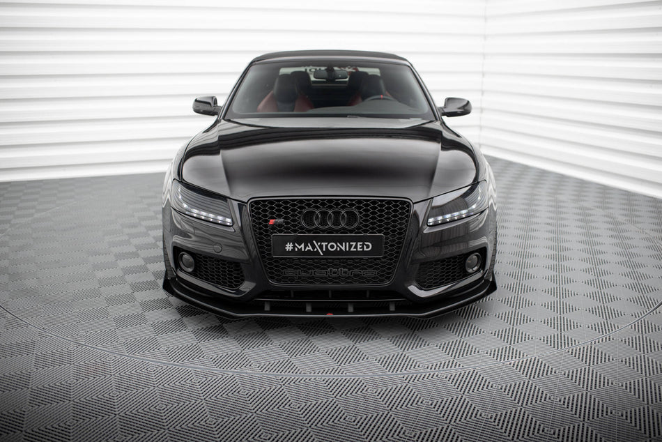 Street Pro Front Splitter + Flaps suitable for Audi S5 / A5 S-Line 8T