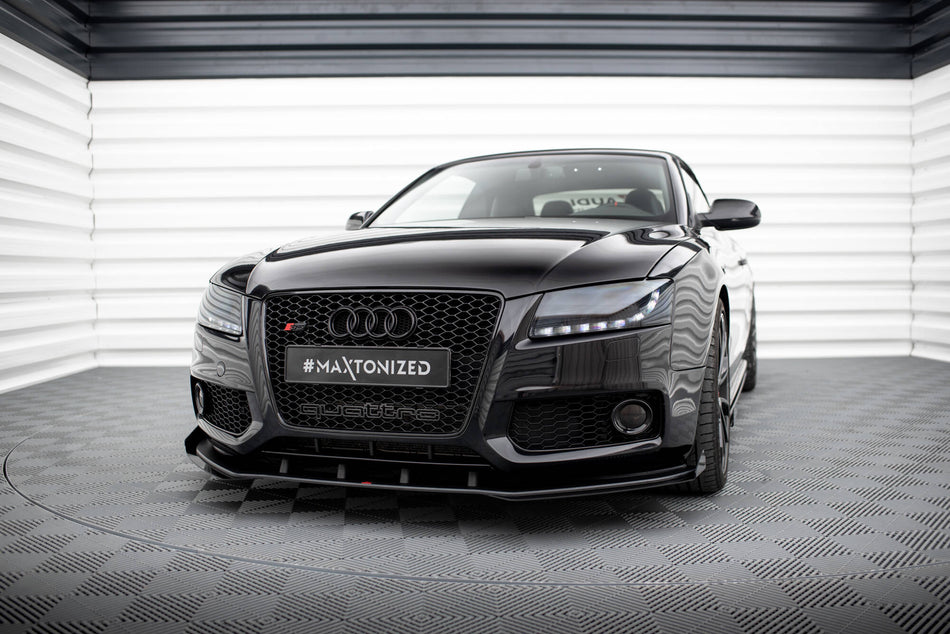 Street Pro Front Splitter + Flaps suitable for Audi S5 / A5 S-Line 8T