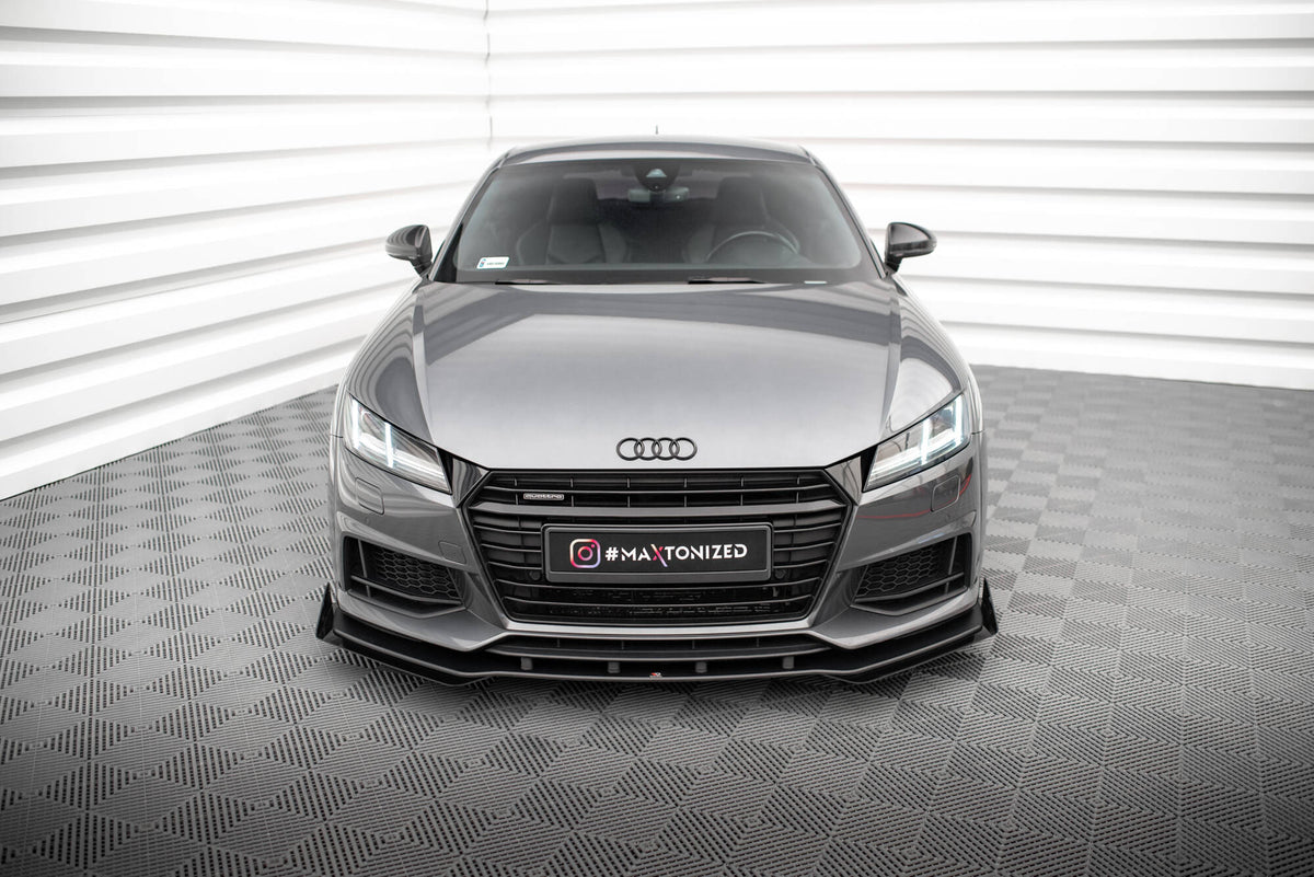 Street Pro Front Splitter + Flaps suitable for Audi TT S / S-Line 8S