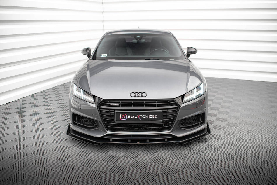 Street Pro Front Splitter + Flaps suitable for Audi TT S / S-Line 8S