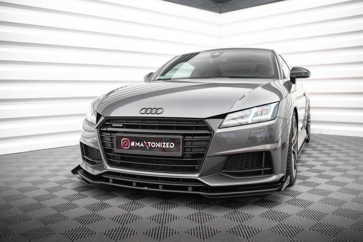 Street Pro Front Splitter + Flaps suitable for Audi TT S / S-Line 8S