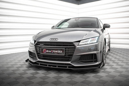 Street Pro Front Splitter + Flaps suitable for Audi TT S / S-Line 8S