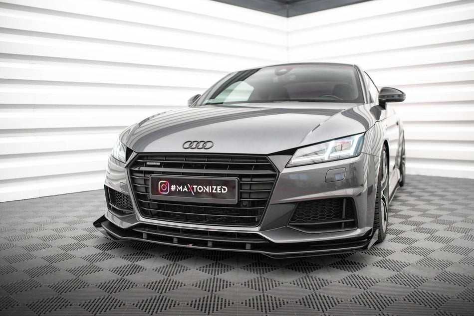 Street Pro Front Splitter + Flaps suitable for Audi TT S / S-Line 8S