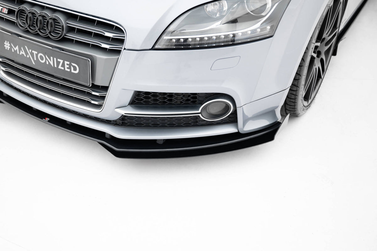 Street Pro Front Splitter + Flaps suitable for Audi TT S / TT S-Line 8J Facelift