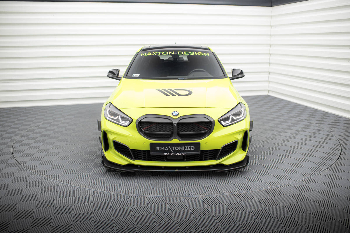 Street Pro Front Splitter + Flaps suitable for BMW 1 M-Pack / M135i / 128ti F40