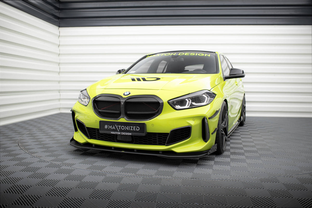 Street Pro Front Splitter + Flaps suitable for BMW 1 M-Pack / M135i / 128ti F40