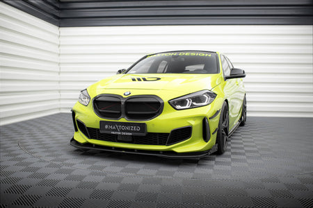 Street Pro Front Splitter + Flaps suitable for BMW 1 M-Pack / M135i / 128ti F40