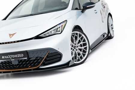 Street Pro Front Splitter + Flaps suitable for Cupra Born Mk1