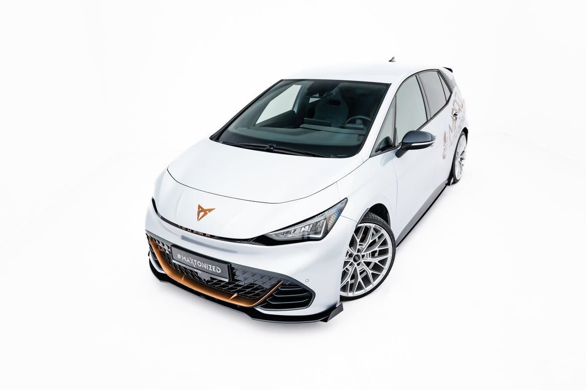 Street Pro Front Splitter + Flaps suitable for Cupra Born Mk1