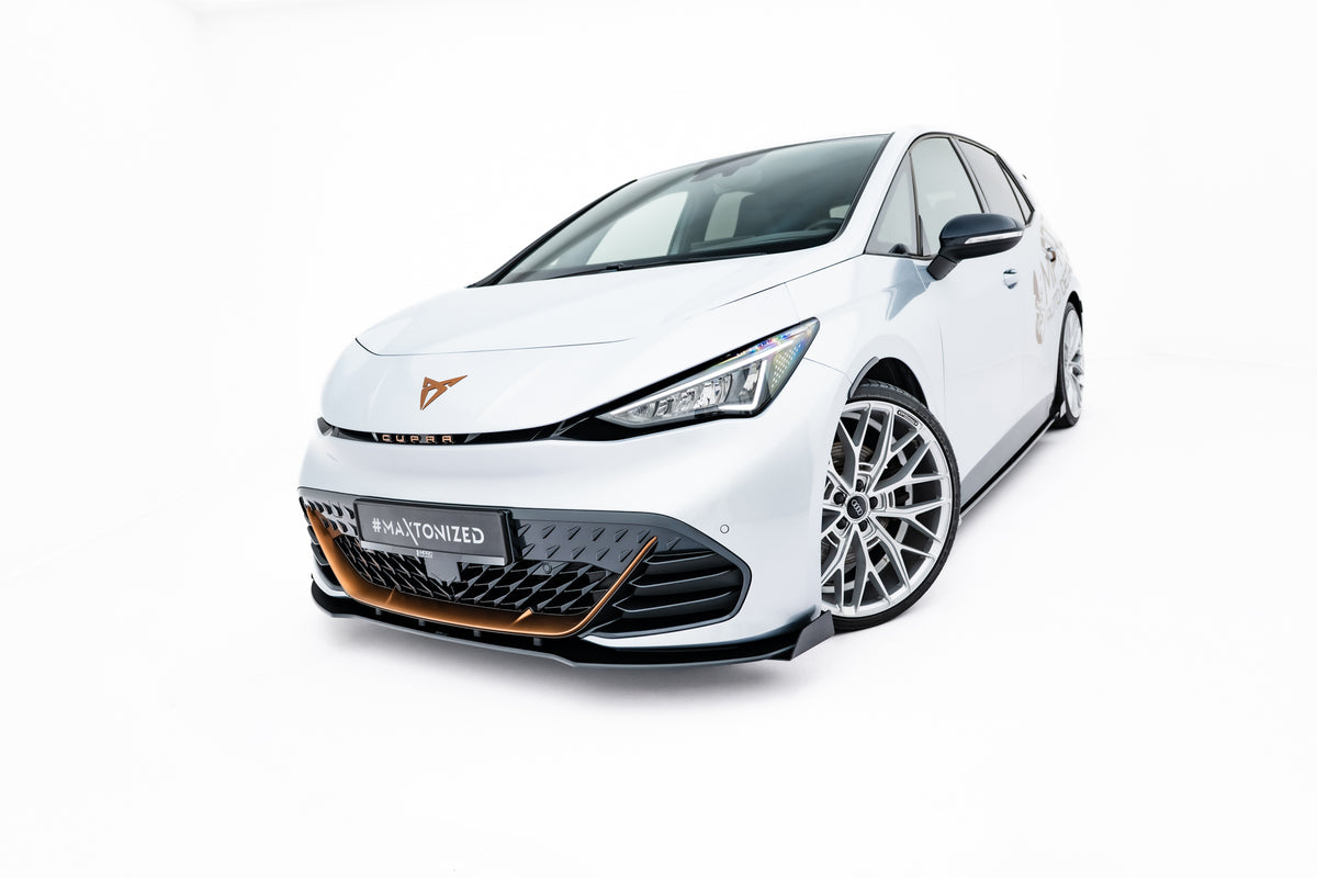 Street Pro Front Splitter + Flaps suitable for Cupra Born Mk1