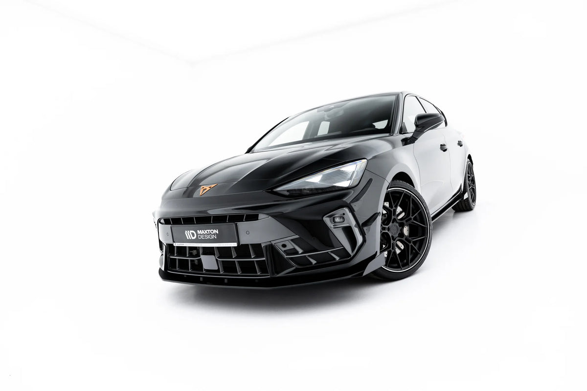 Street Pro Front Splitter + Flaps suitable for Cupra Leon Hatchback Mk1 Facelift