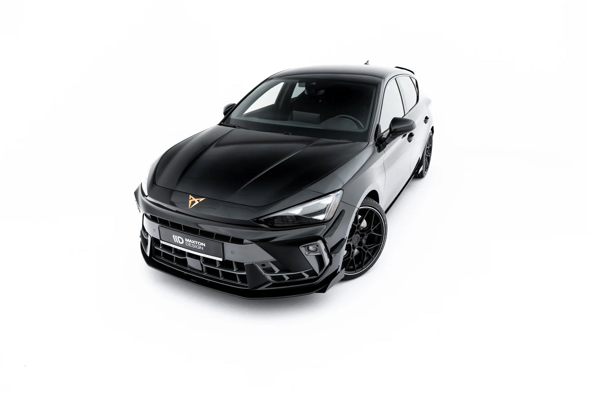 Street Pro Front Splitter + Flaps suitable for Cupra Leon Hatchback Mk1 Facelift