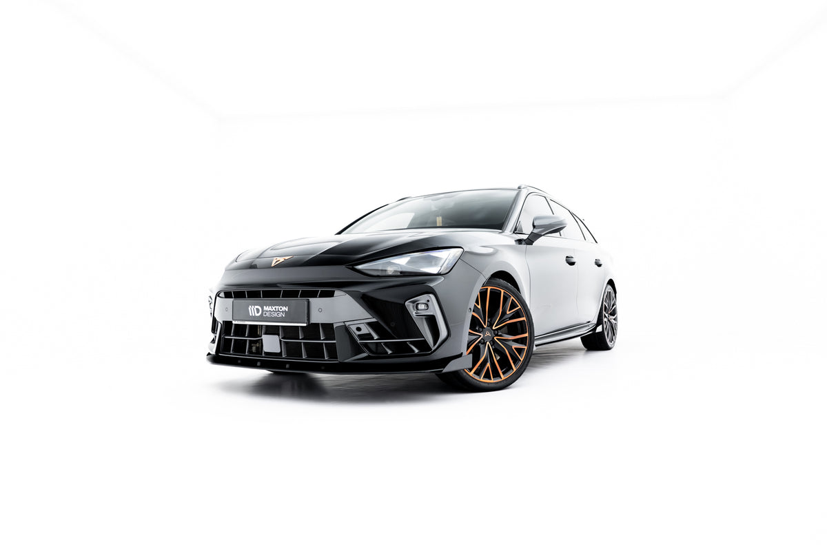 Street Pro Front Splitter + Flaps suitable for Cupra Leon ST Mk1 Facelift