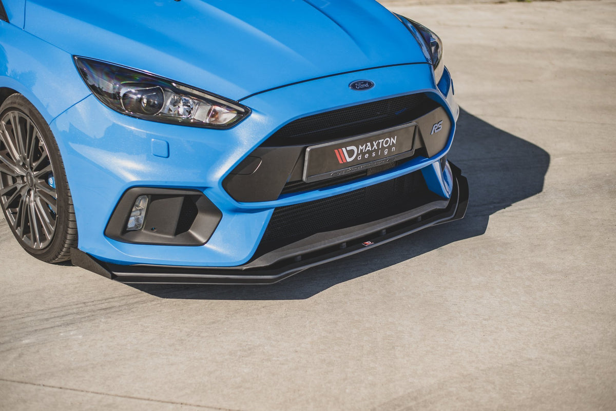 Street Pro Front Splitter + Flaps suitable for Ford Focus RS Mk3