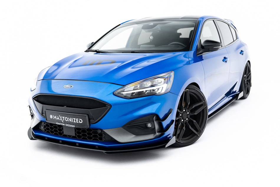 Street Pro Front Splitter + Flaps suitable for Ford Focus ST / ST-Line Mk4