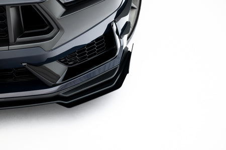 Street Pro Front Splitter + Flaps suitable for Ford Mustang Dark Horse Mk7