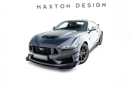 Street Pro Front Splitter + Flaps suitable for Ford Mustang Dark Horse Mk7