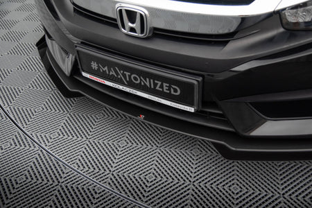 Street Pro Front Splitter + Flaps suitable for Honda Civic Sedan Mk10
