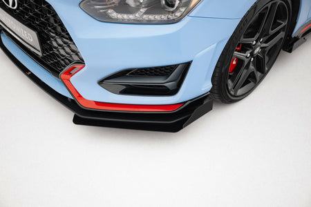 Street Pro Front Splitter + Flaps suitable for Hyundai Veloster N Mk2