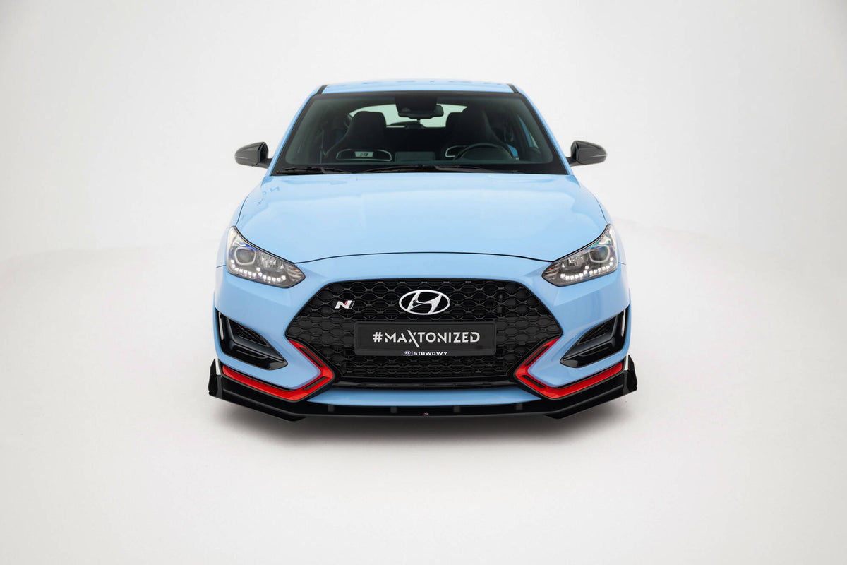 Street Pro Front Splitter + Flaps suitable for Hyundai Veloster N Mk2
