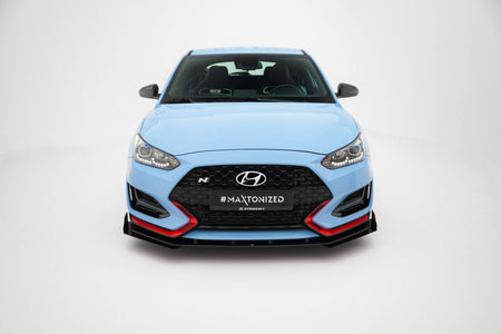 Street Pro Front Splitter + Flaps suitable for Hyundai Veloster N Mk2