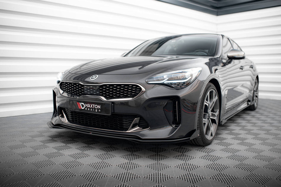 Street Pro Front Splitter + Flaps suitable for Kia Stinger GT / GT-Line / Standard Mk1