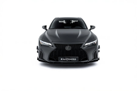 Street Pro Front Splitter + Flaps suitable for Lexus IS 500 Mk3 Facelift 2 (XE30)