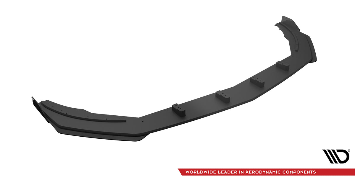 Street Pro Front Splitter + Flaps suitable for Mercedes A35 AMG / AMG-Line Aero Pack W177