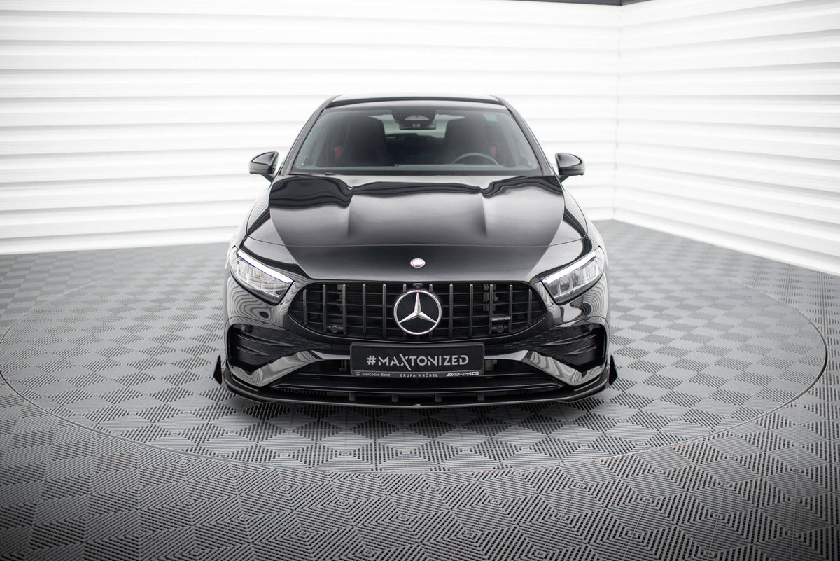 Street Pro Front Splitter + Flaps suitable for Mercedes-AMG A35 W177 Facelift