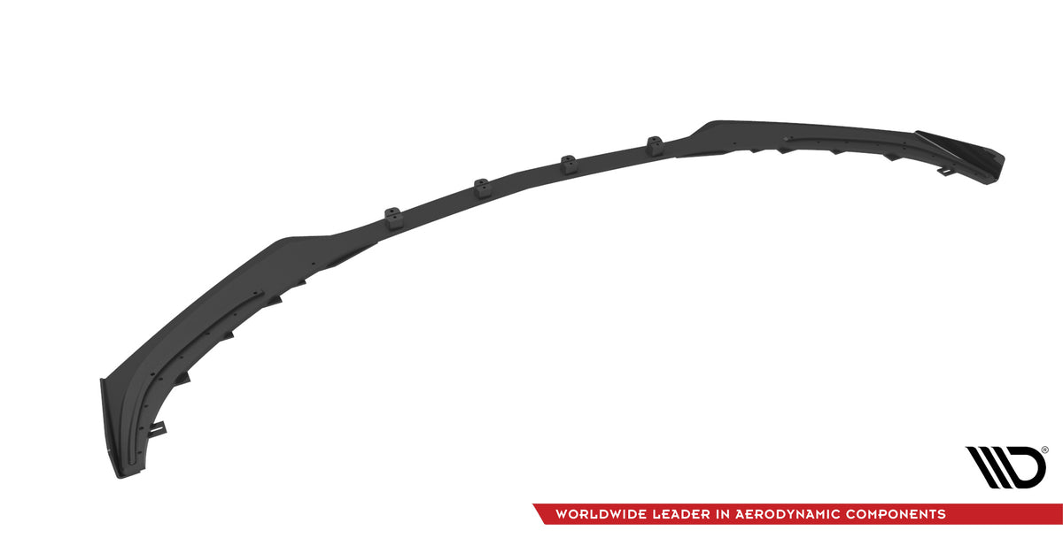 Street Pro Front Splitter + Flaps suitable for Mercedes-AMG C63 Sedan / Estate W205 Facelift