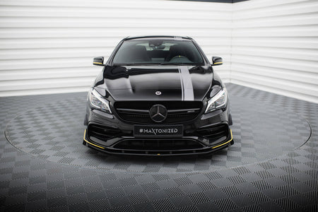 Street Pro Front Splitter + Flaps suitable for Mercedes-AMG CLA 45 Aero C117 Facelift