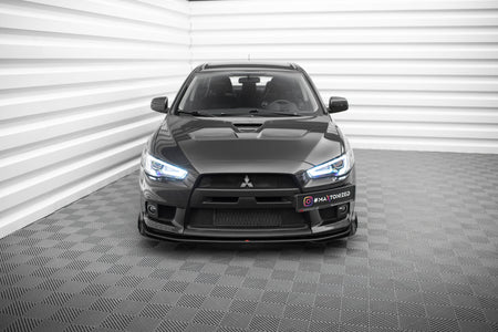 Street Pro Front Splitter + Flaps suitable for Mitsubishi Lancer EVO X