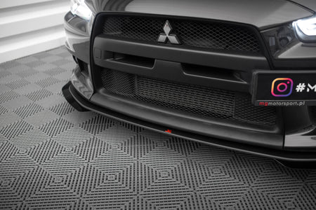 Street Pro Front Splitter + Flaps suitable for Mitsubishi Lancer EVO X
