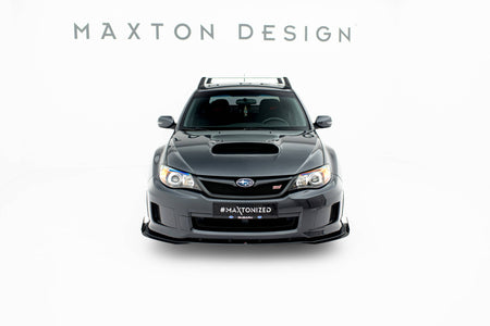 Street Pro Front Splitter + Flaps suitable for Subaru Impreza WRX STI Mk3 Facelift