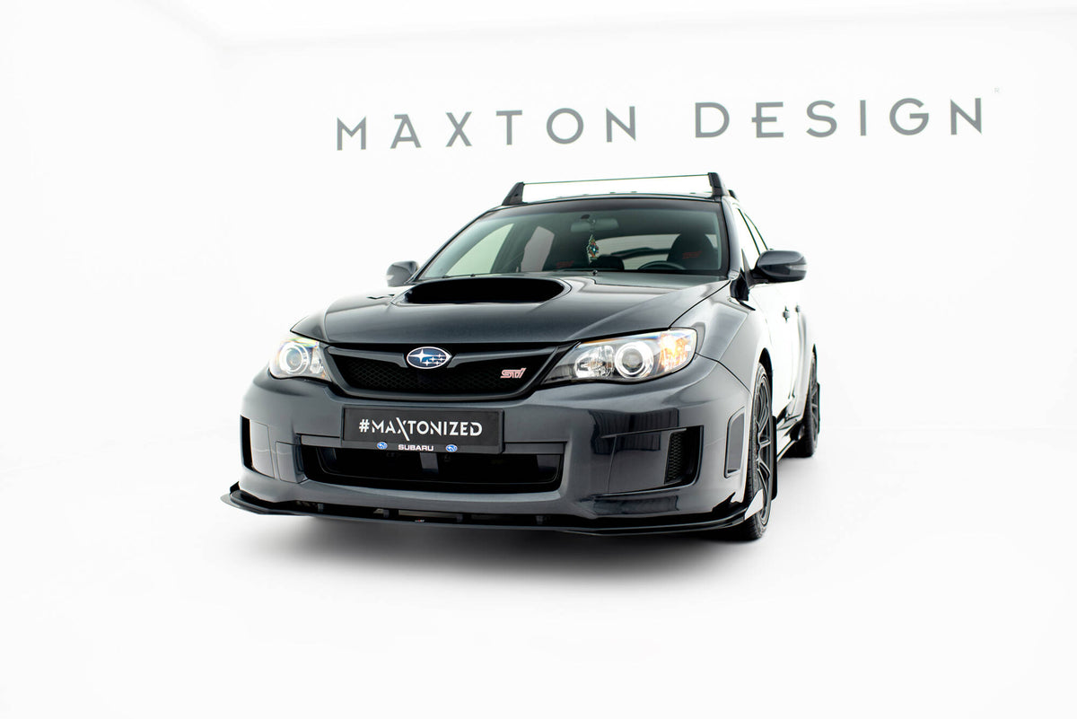 Street Pro Front Splitter + Flaps suitable for Subaru Impreza WRX STI Mk3 Facelift