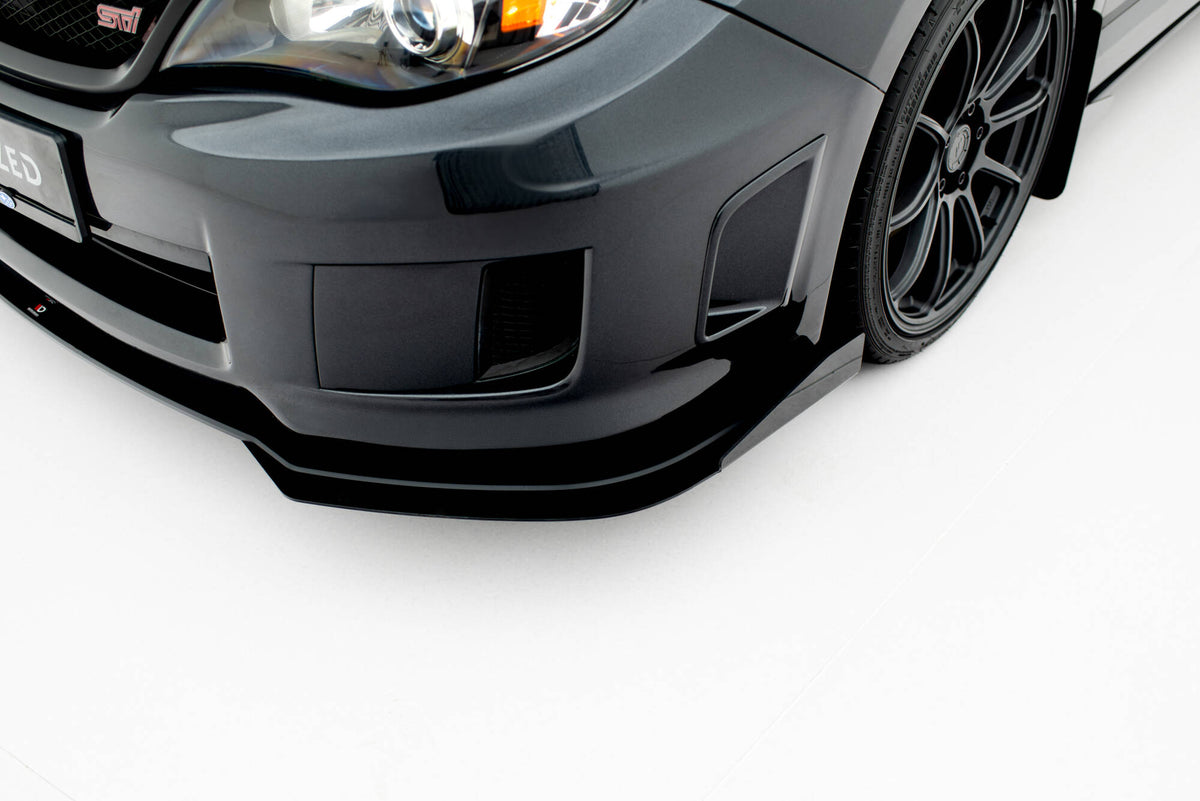 Street Pro Front Splitter + Flaps suitable for Subaru Impreza WRX STI Mk3 Facelift