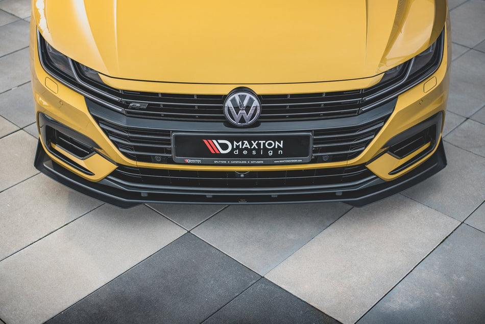 Street Pro Front Splitter + Flaps suitable for Volkswagen Arteon R-Line Sedan / Shooting Brake Mk1