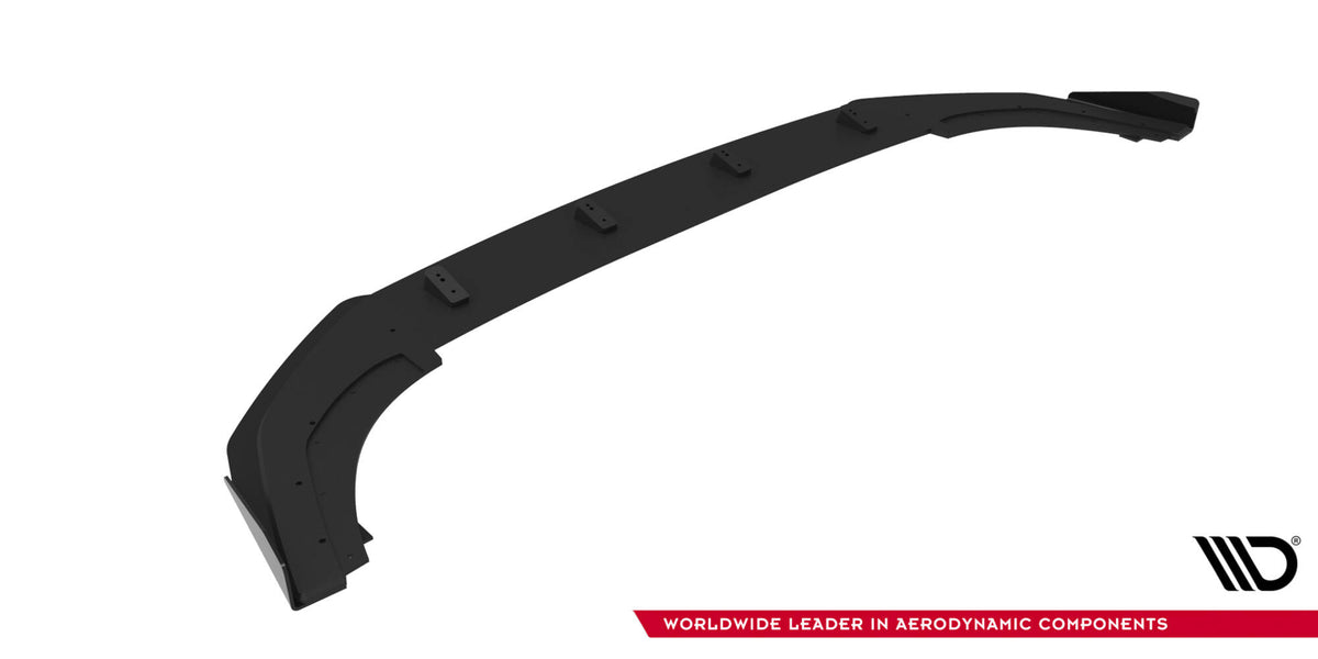 Street Pro Front Splitter + Flaps suitable for Volkswagen Golf GTI / GTE / R-Line Mk8 Facelift