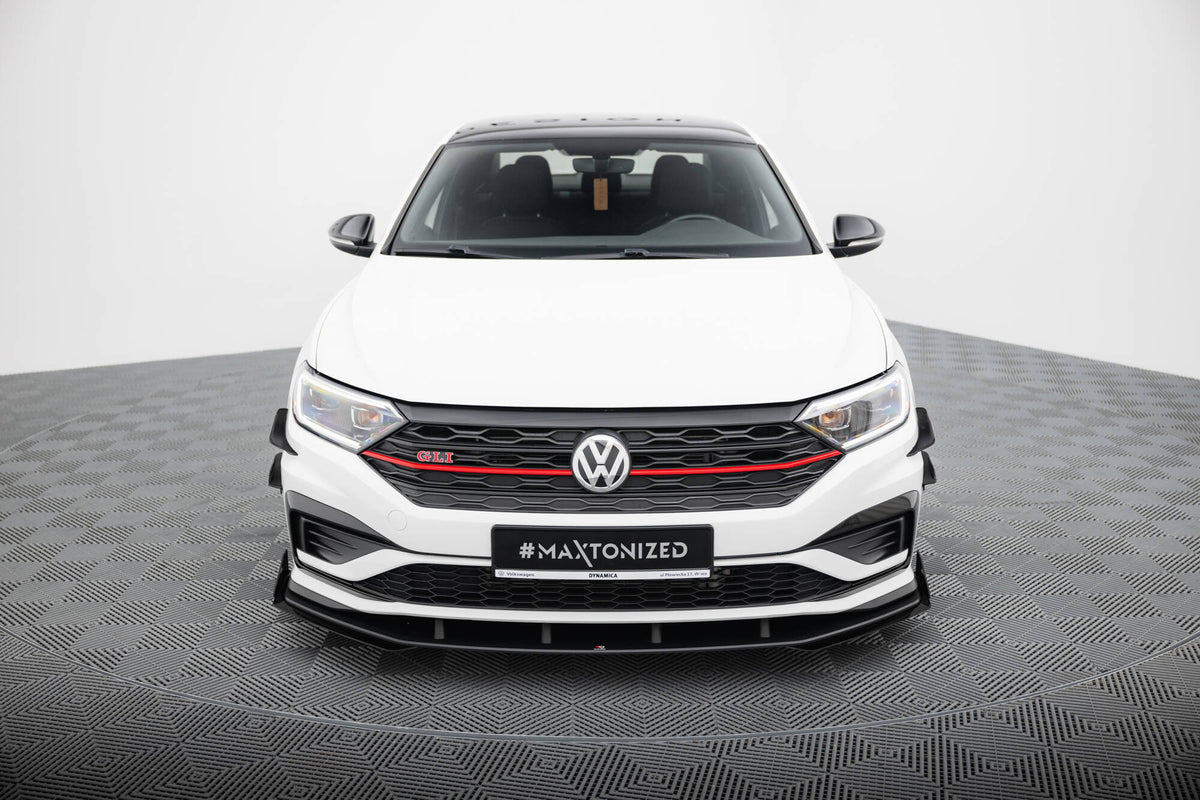 Street Pro Front Splitter + Flaps suitable for Volkswagen Jetta GLI Mk7