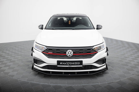 Street Pro Front Splitter + Flaps suitable for Volkswagen Jetta GLI Mk7