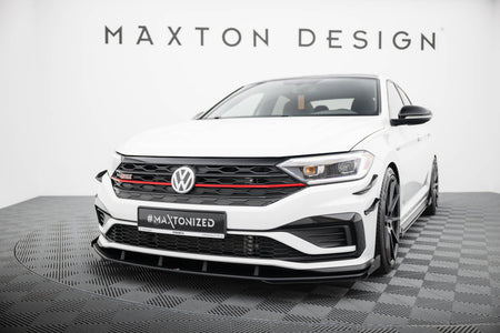 Street Pro Front Splitter + Flaps suitable for Volkswagen Jetta GLI Mk7