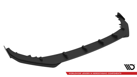 Street Pro Front Splitter V.1 + Flaps suitable for Audi S3 Sportback / A3 S-line Sportback 8Y Facelift