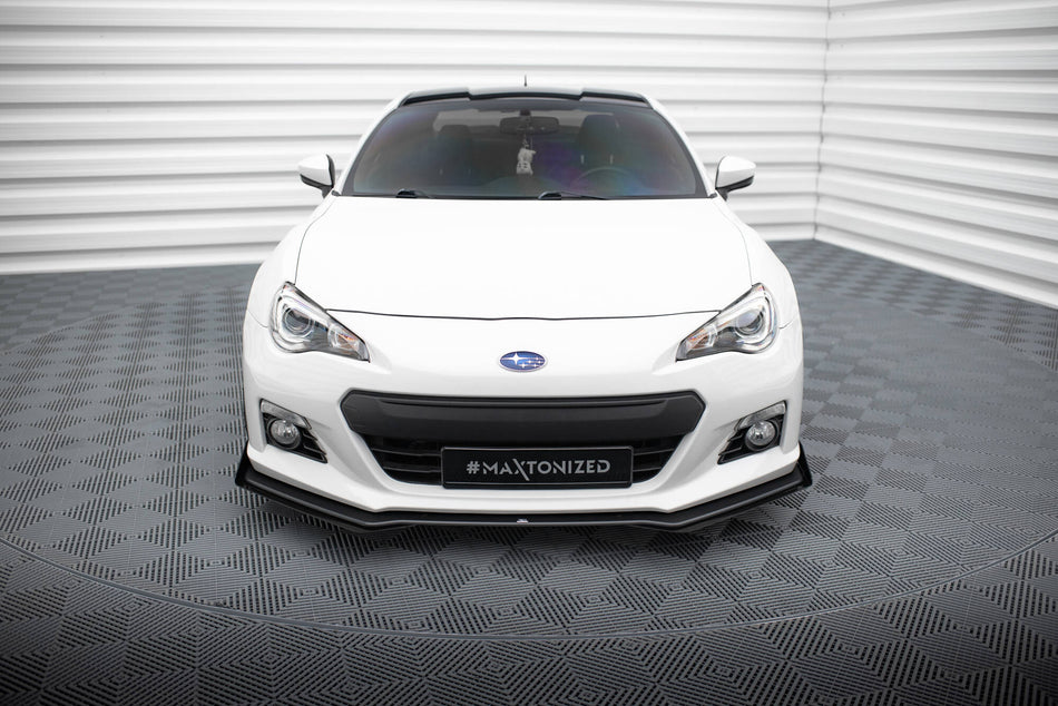 Street Pro Front Splitter V.1 + Flaps suitable for Subaru BRZ Mk1