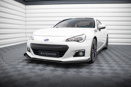 Street Pro Front Splitter V.1 + Flaps suitable for Subaru BRZ Mk1