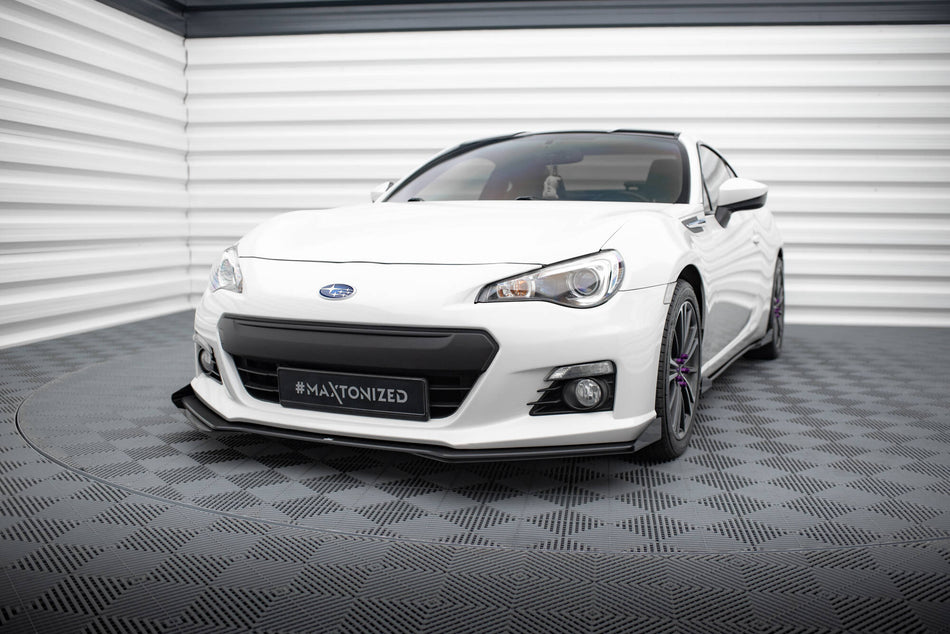 Street Pro Front Splitter V.1 + Flaps suitable for Subaru BRZ Mk1