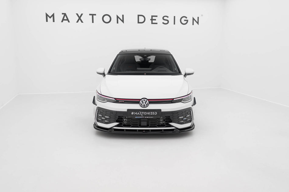Street Pro Front Splitter V.2 suitable for Volkswagen Golf GTI / GTE / R-Line Mk8 Facelift