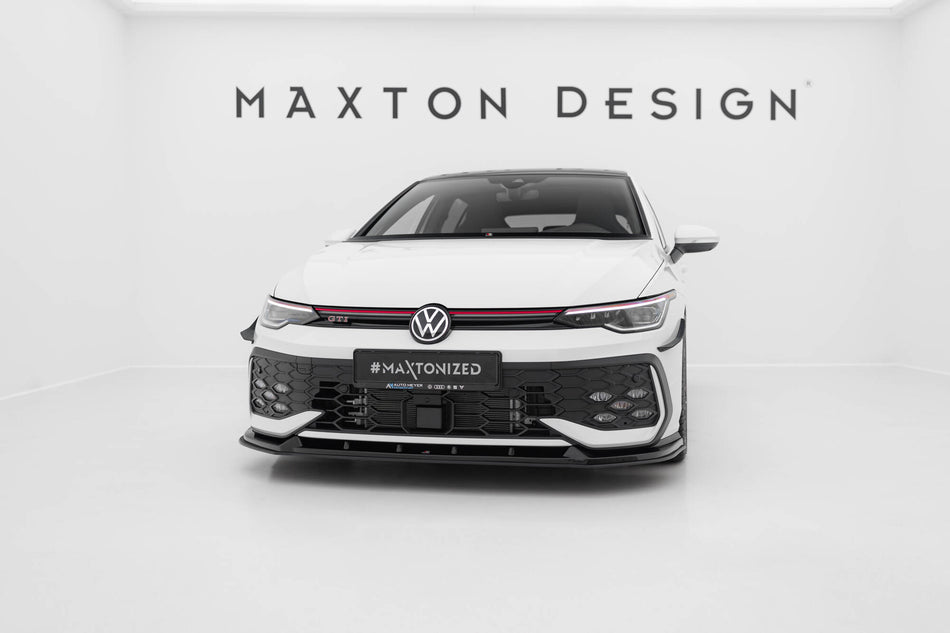 Street Pro Front Splitter V.2 suitable for Volkswagen Golf GTI / GTE / R-Line Mk8 Facelift
