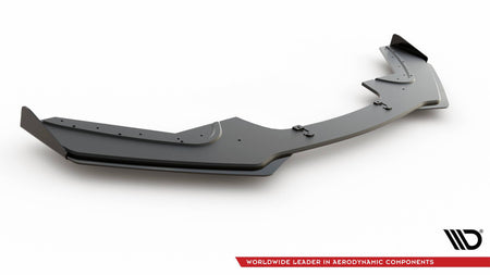 Street Pro Front Splitter V.3 + Flaps for suitable for BMW 1 F20 M-Pack Facelift / M140i