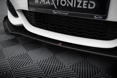Street Pro Front Splitter V.3 + Flaps for suitable for BMW 1 F20 M-Pack Facelift / M140i